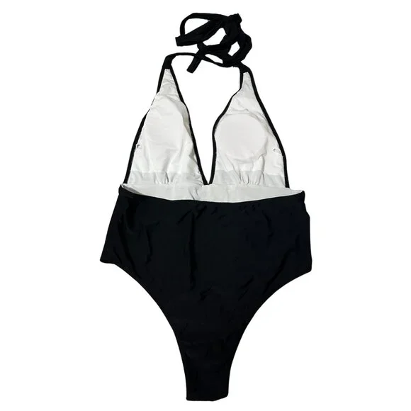 NWOT Women's Black Sexy Maternity One Piece Swimsuit Size XL - Picture 9 of 10